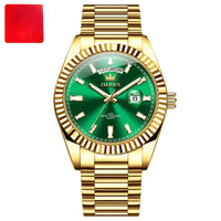 Luminous Waterproof Business Steel Belt Wrist Watch