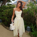 Waist-cinched Strapless Sleeveless Elegant Long Dress