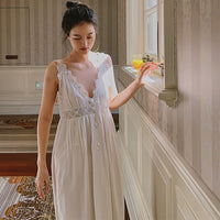 French Style Retro Goddess Sexy Beautiful Nightdress