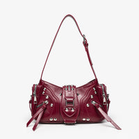 Edgy Y2k-style Single-shoulder Commuter Crossbody Biker Bag