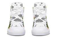 Printed Couple High Top Canvas Shoes