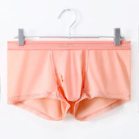 Men's Trunk Ice Silk Thin Nude Feel See Through Breathable Underwear
