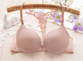 Pure Color Simple Glossy Sexy Girly Underwear With Y-strap