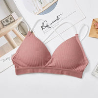 Gathered Tube Top Thin Girl Triangle Underwear