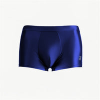 Men's Fashion Breathable High Shine Spandex Sports Ice Silk Boxer Briefs