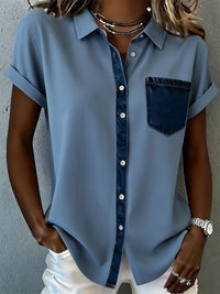 New Style Everyday Artistic Casual Comfortable Summer Short Shirt