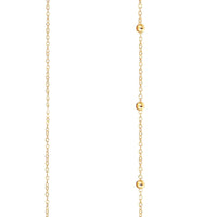 Fashion Double Layer Round Beads Chain Women's Waist Chain