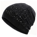 Velvet Star Knitted Hat Warm Woolen Hat