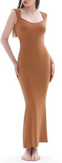 Womens Form-fitting Mermaid-style Long Dress