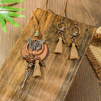 Retro Floral Earrings And Necklace Set With A Distinctive European And American Style