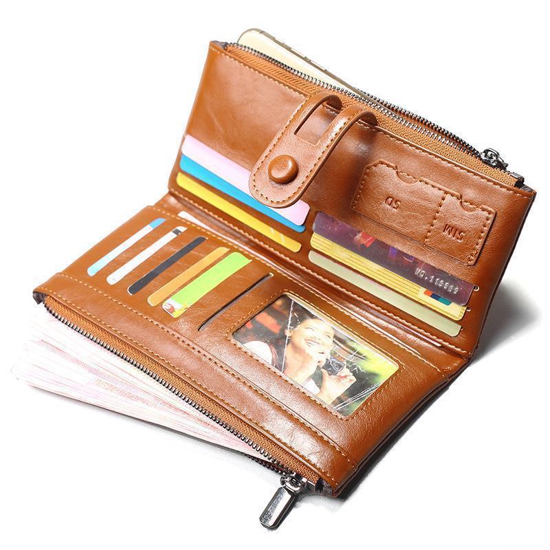 Stylish And Versatile Women's Long Wallet