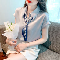 Women's French-style Elegant Short-sleeve Shirt