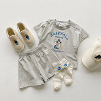 Boys And Girls Printed Letter Sportswear Children's Travel Clothes