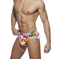 Cartoon Doodle Fashion Men's Swimming Briefs