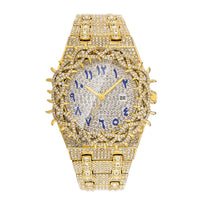 Personalized Mesh-design Inlaid Quartz Fashion Watch