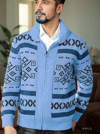 Slim-fit High-quality Men's Knit Cardigan
