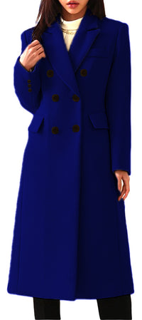 New AutumnWinter Simple Womens Wool Coat