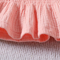 New Infant Toddler Solid Color Two-piece Set