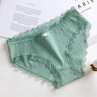 Thread Princess Low-waist Briefs With Cotton