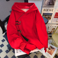 Chinese-style Embroidered Hoodie For Women AutumnWinter