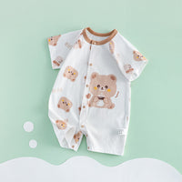 Thin Short Sleeve Newborn Breathable Clothes
