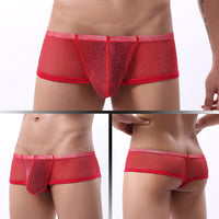 Breathable Mesh Low Waist Men's Underwear