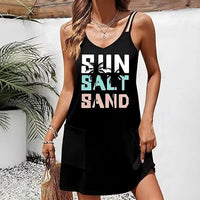 Loose-fitting Printed Slip Dress For Women