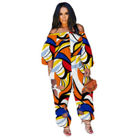 Sexy Slim Backless Crocheted Floral Print Plus Size Jumpsuit