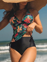 Bikini Ladies Split High Waist Bandage Swimsuit