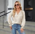 New Fashion Long Sleeve V-neck Women's Shirt