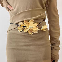 Fashion Retro Tulip Large Flower Waist Chain