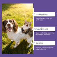 Pet Eye Drops Gently Care For Cats And Dogs' Eye Tear Stains, Tear Marks, And Eye Discharge