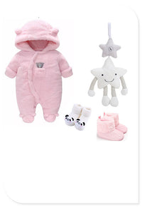 Baby Thickened One Piece Romper One Year Old And Full Moon