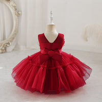 Children's Fashion Sleeveless Mesh Dress