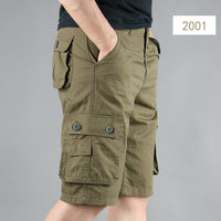 Summer Multi-pocket Workwear Shorts For Men