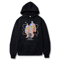Creative Printing Hooded Men's Sweater