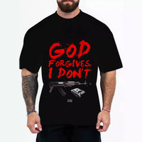 European And American Adult Men's T-shirt Cross-border Non-hooded Short Sleeve