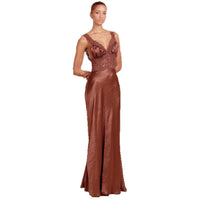 Strapless Low-neckline Patchwork Slim-fit Lace Dress