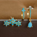 French Style Ear Clip Earings Set For Women