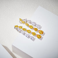 Double-layer Waterdrop Earrings 18K Gold-plated