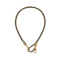 Dramatic Street-style Design With A Zipper-inspired Necklace