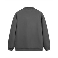 Fashion Stitching Loose Lapel Sweater Men