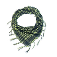 Network Silk Houndstooth Square Keffiyeh Military Fans Tactical Tassel Desert Scarf