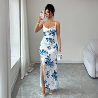 Elegant And Stylish Backless Slip Dress For Women