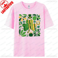 Lucky Clover Shirt Top Womens