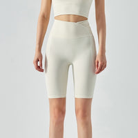 Fitness Running Sports Breathable Skinny Knee Length Pants