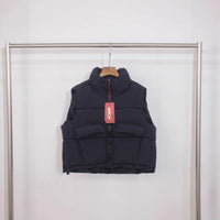 Outer Wear Waistcoat Jacket Vest Stand Collar
