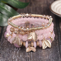 Bohemian Multi Layer Bracelet Leaf Ethnic Style