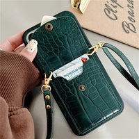 Can Be Strapped Diagonally Pattern Card Coin Purse Case