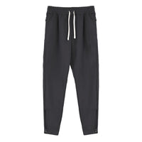 Slim Fit Leg Opening Zipper Ankle Banded Pants